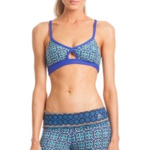 Trina Turk Recreation NWOT medallion sports bra XS